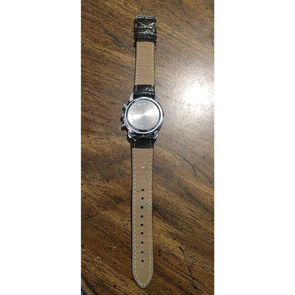 Women's Quartz Watch Mother of Pearl Face / Faux Leather Band  Japan Movt. 9¼" - Picture 4 of 8